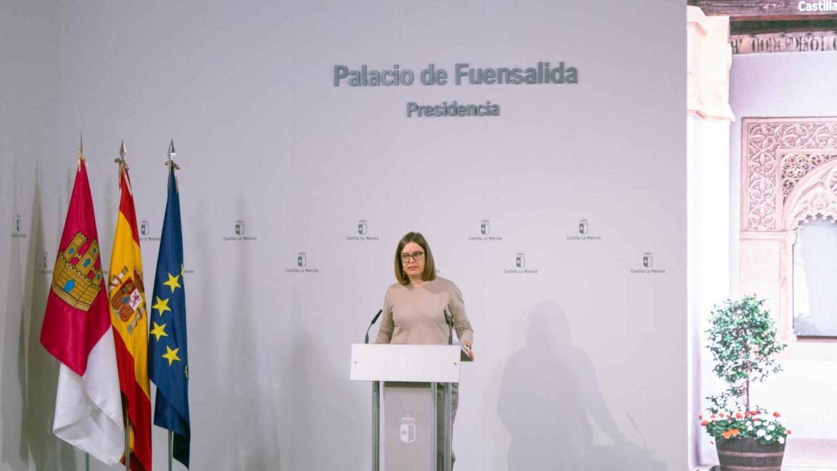 Esther Padilla en rueda de prensa