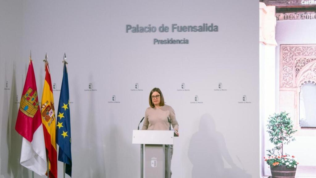 Esther Padilla en rueda de prensa