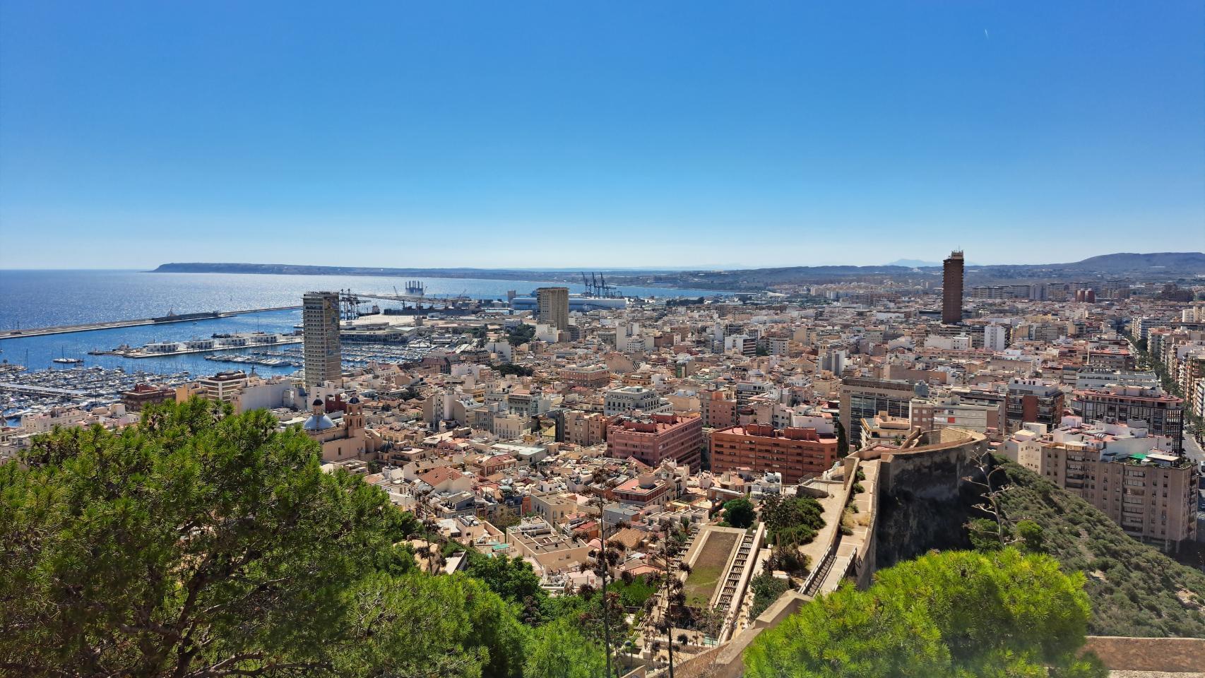 Vistas de la ciudad de Alicante