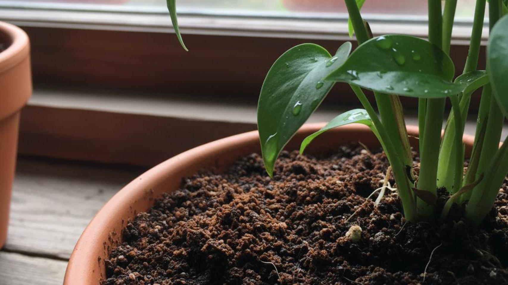 Imagen de una planta con café.