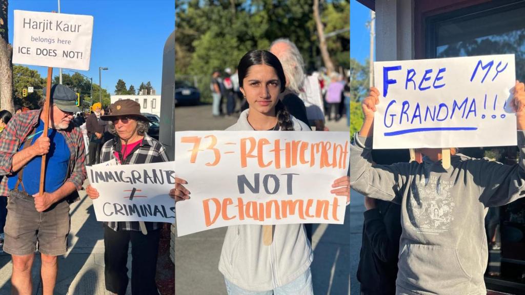 Marcha por la liberación de Harjit Kaur.