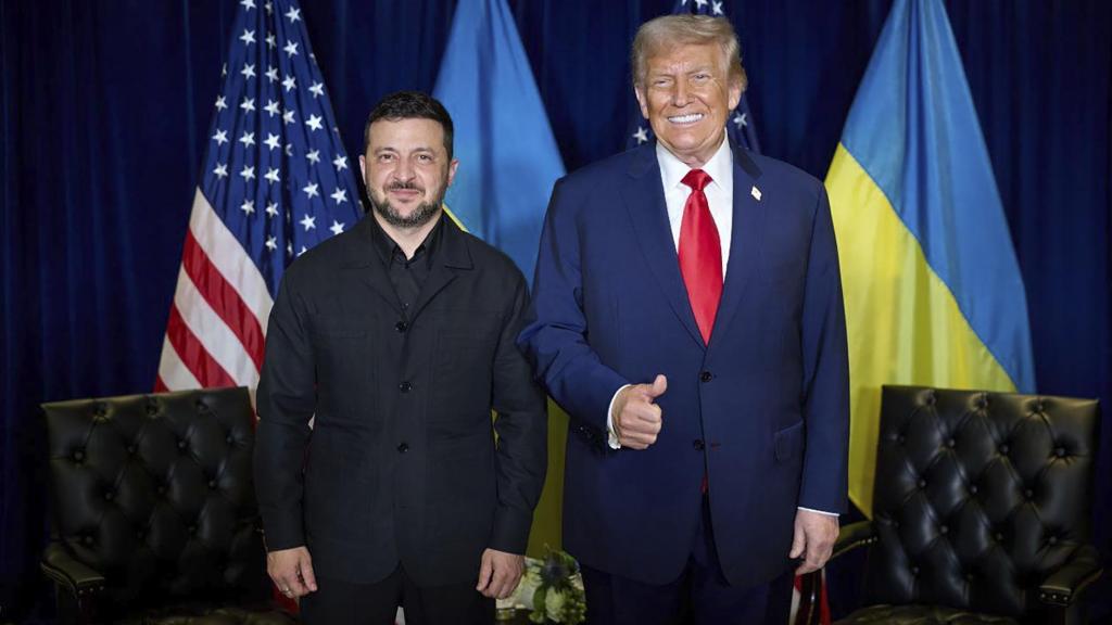 Trump y Zelenski, en la reunión que mantuvieron el martes en los márgenes de la Asamblea General de la ONU.