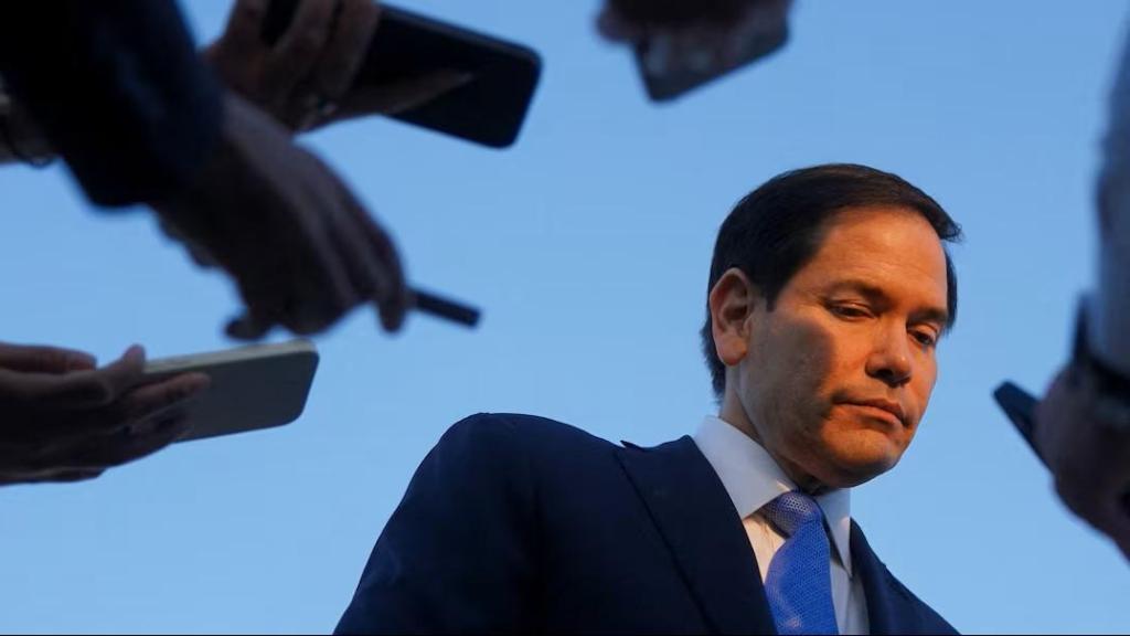 El secretario de Estado de EEUU, Marco Rubio, el pasado 16 de septiembre en Israel.