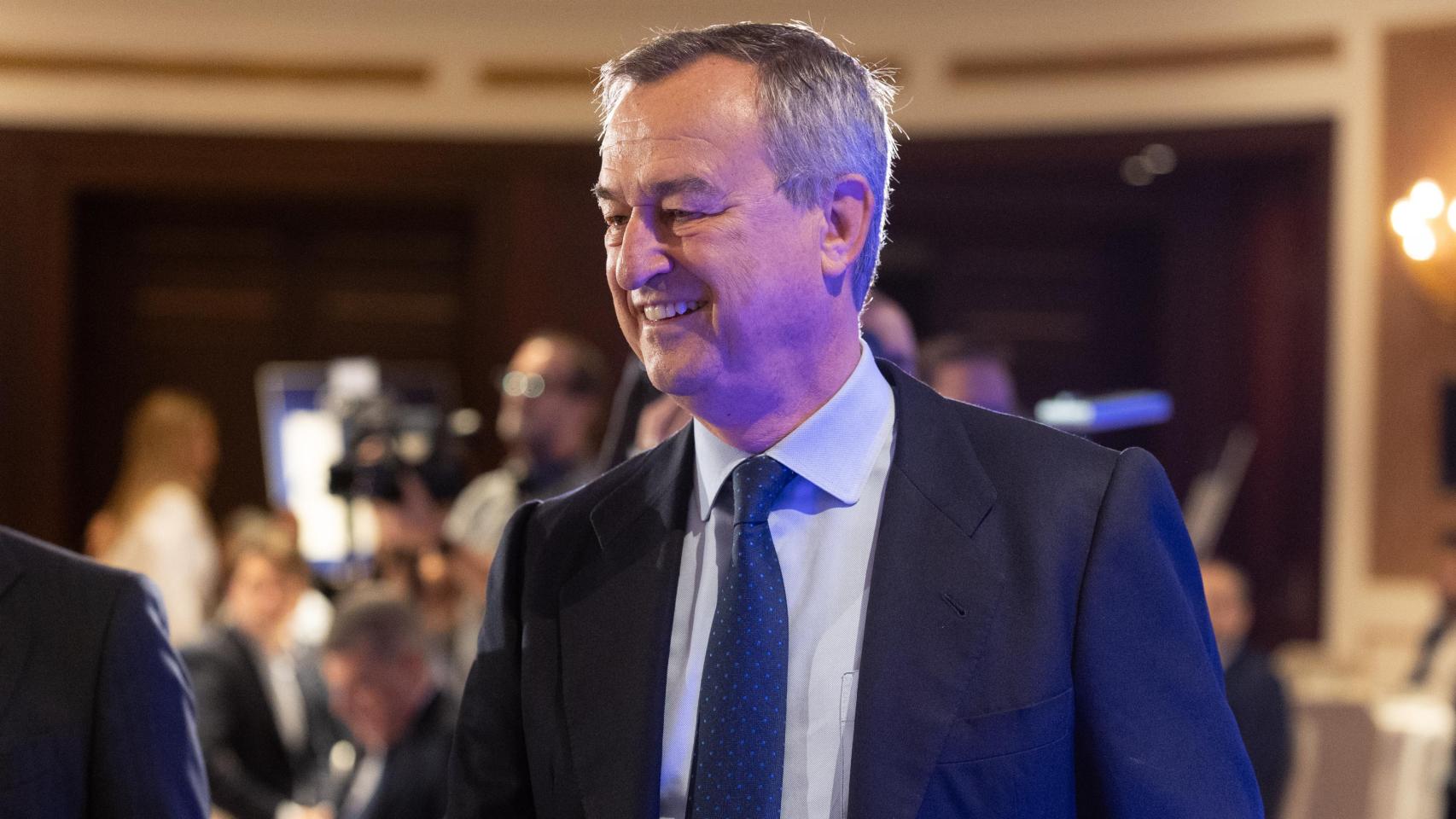 El CEO de Banco Sabadell, César González-Bueno, en su llegada al desayuno de Nueva Economía Fórum de la semana pasada.