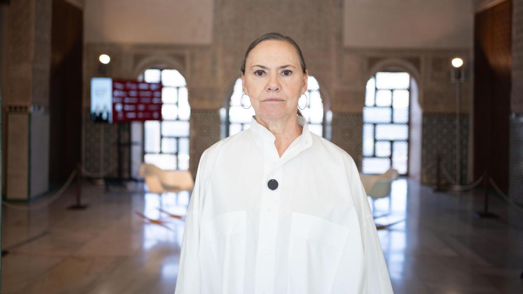 La directora de la Huerta de San Vicente, casa-museo dedicada a la memoria de su tío.