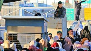 Paso de Cisjordania a Israel.