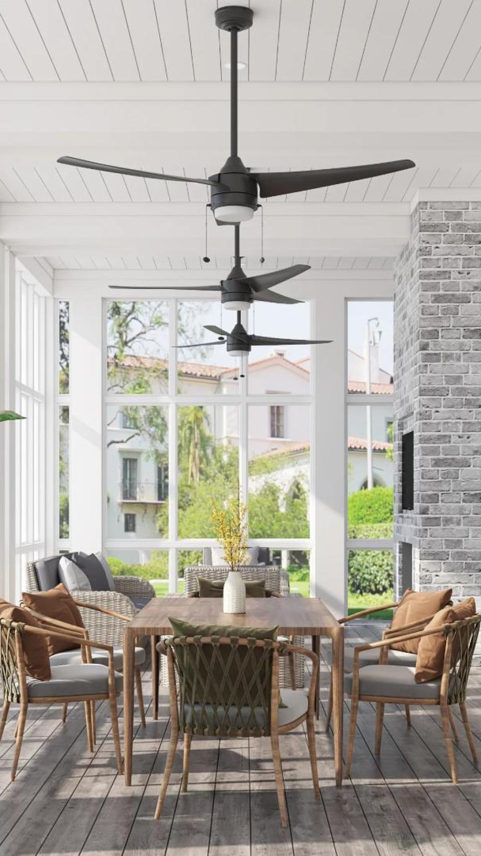 Diseño negro mate de 56 pulgadas que transforma cualquier espacio.