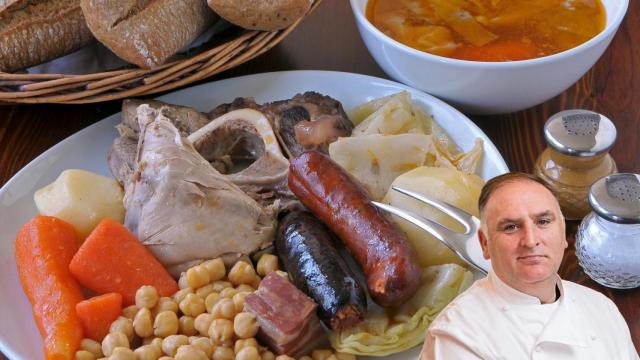 El chef José Andrés en un montaje de El Español