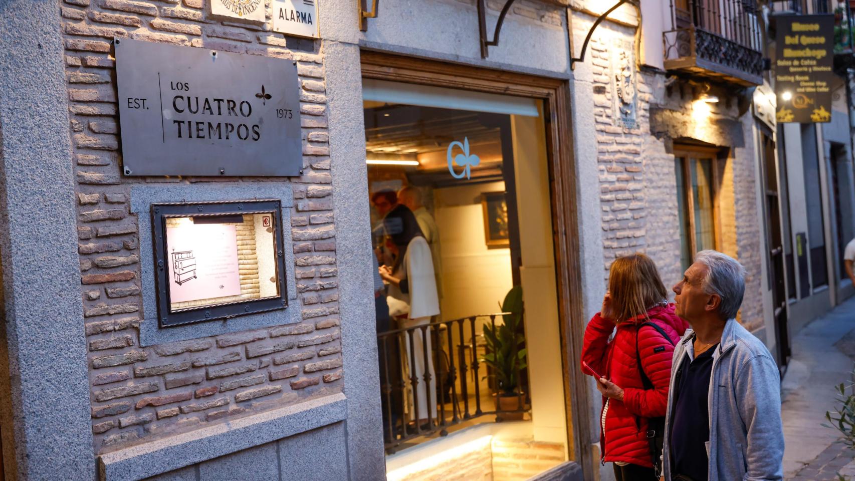 Restaurante Los Cuatro Tiempos en Toledo.