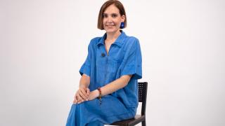 La experta posa para Magas durante la grabación de uno de sus vídeos.