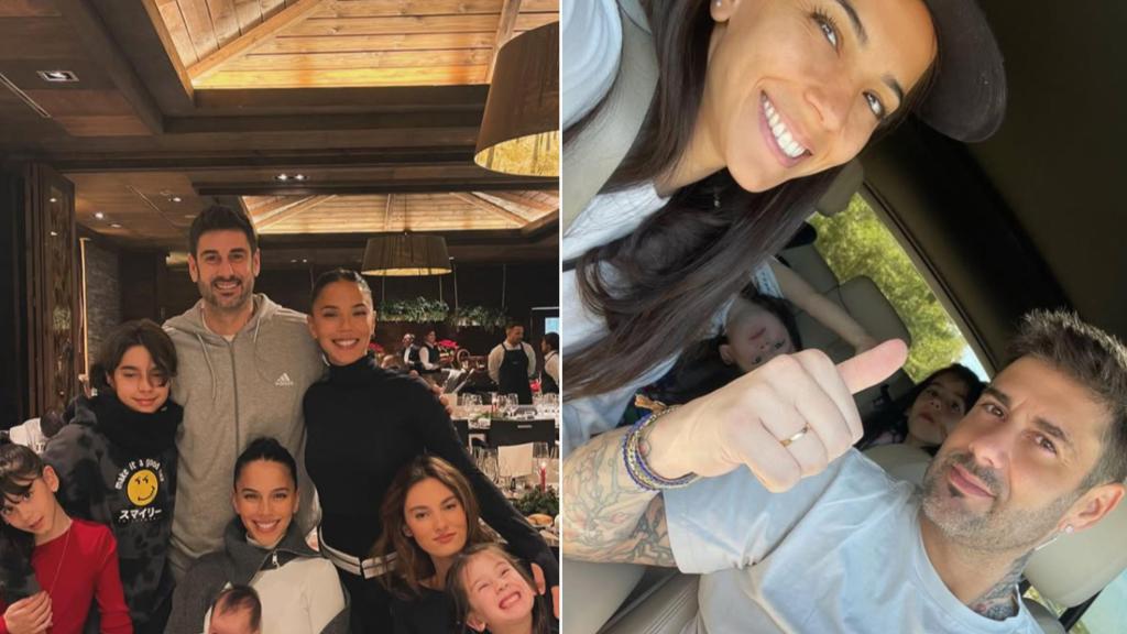 Melendi con su familia