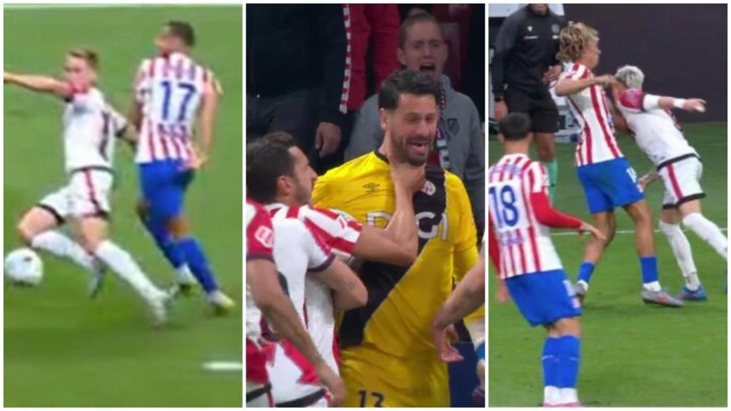 Las polémicas arbitrales que perjudicaron al Rayo contra el Atlético de Madrid