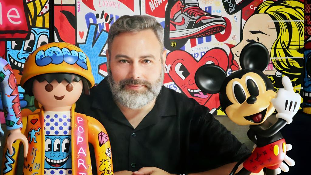 José de Pazos fue el artista encargado de diseñar los premios entregados durante el IV Observatorio de ODS.