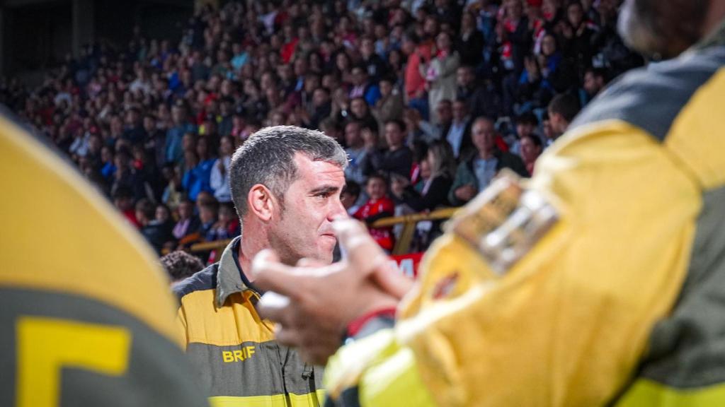 Un momento del homenaje a las Brif de Tabuyo