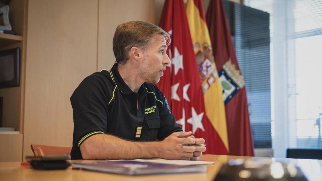 Carlos Marín, el jefe de Bomberos del Ayuntamiento de Madrid.