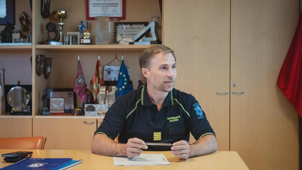 Carlos Marín, el jefe de Bomberos del Ayuntamiento de Madrid.