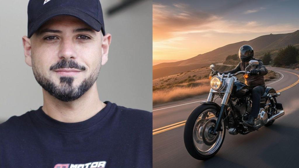 Composición de Bastida y una imagen generada.