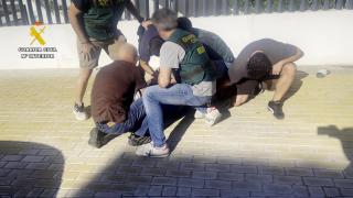 Imagen de la detención del fugitivo.