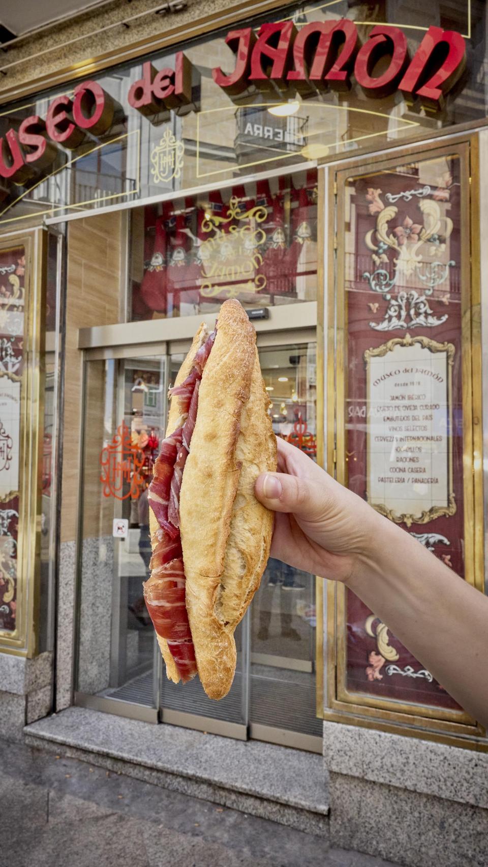 Bocadillo del Museo del Jamón.