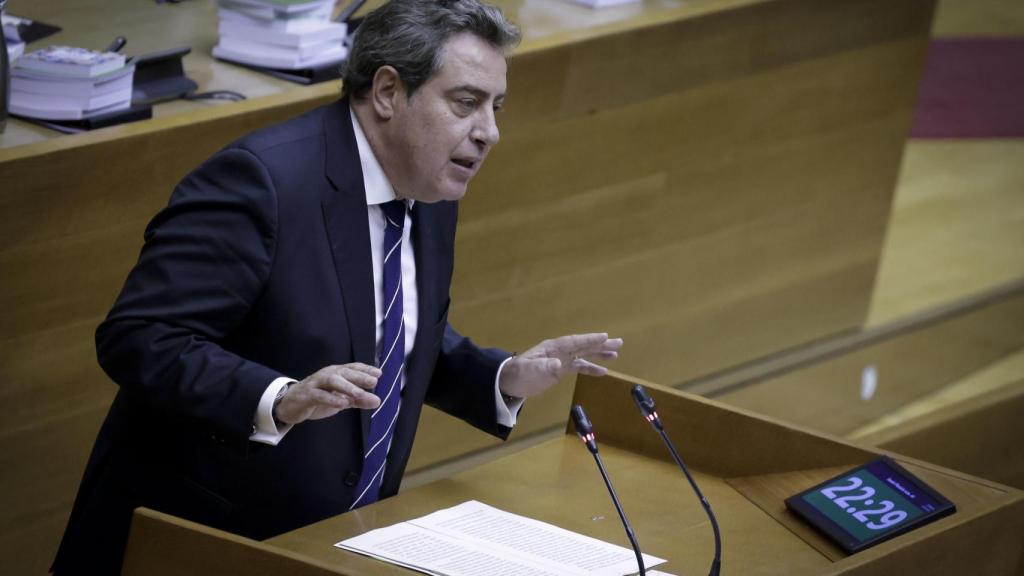 El portavoz de Vox, José María Llanos. José Cuéllar / Corts