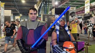 Ana y Adrián, fans de la Comic-Con de Málaga.