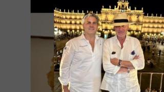 Carlos Herrera con el gran Gonzalo en Salamanca