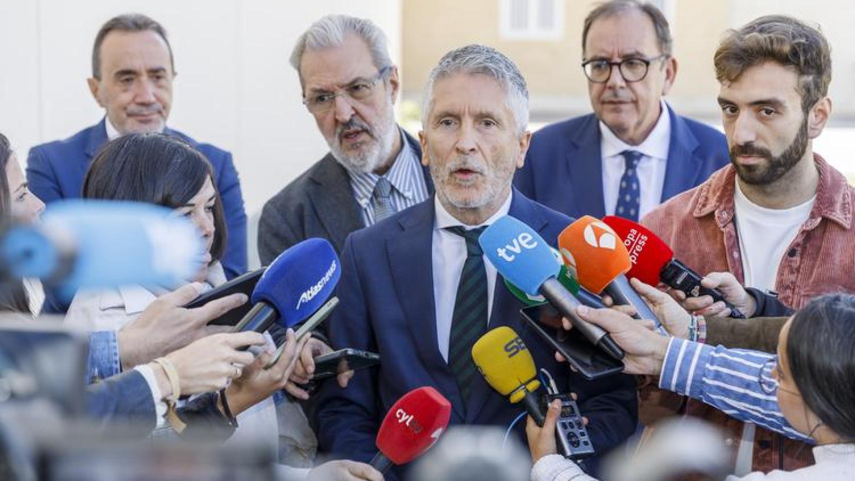 El ministro del Interior, Fernando Grande-Marlaska en Segovia