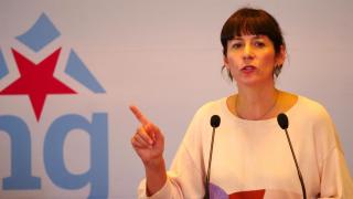 La portavoz nacional del BNG, Ana Pontón, en la comparecencia tras la primera reunión del Consello Nacional de este curso, a 20 de septiembre de 2025