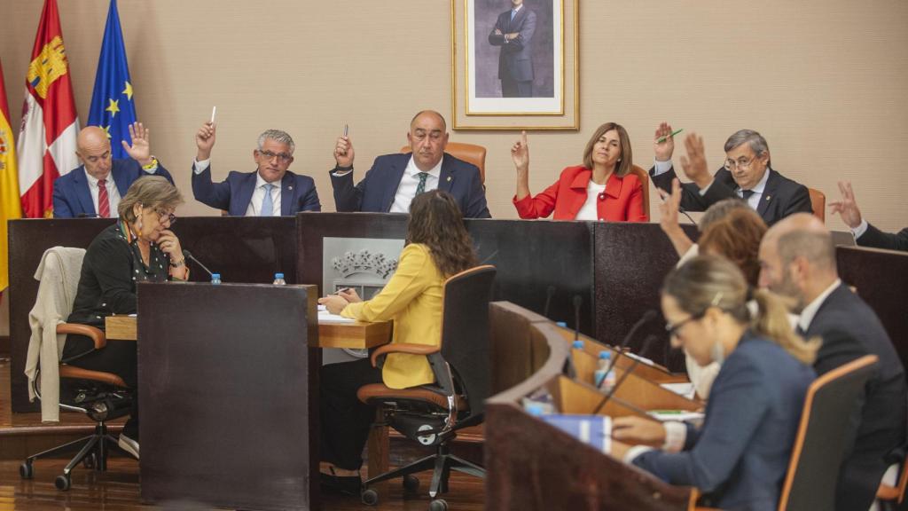 Imagen del Pleno provincial ordinario de la Diputación de Segovia correspondiente al mes de septiembre