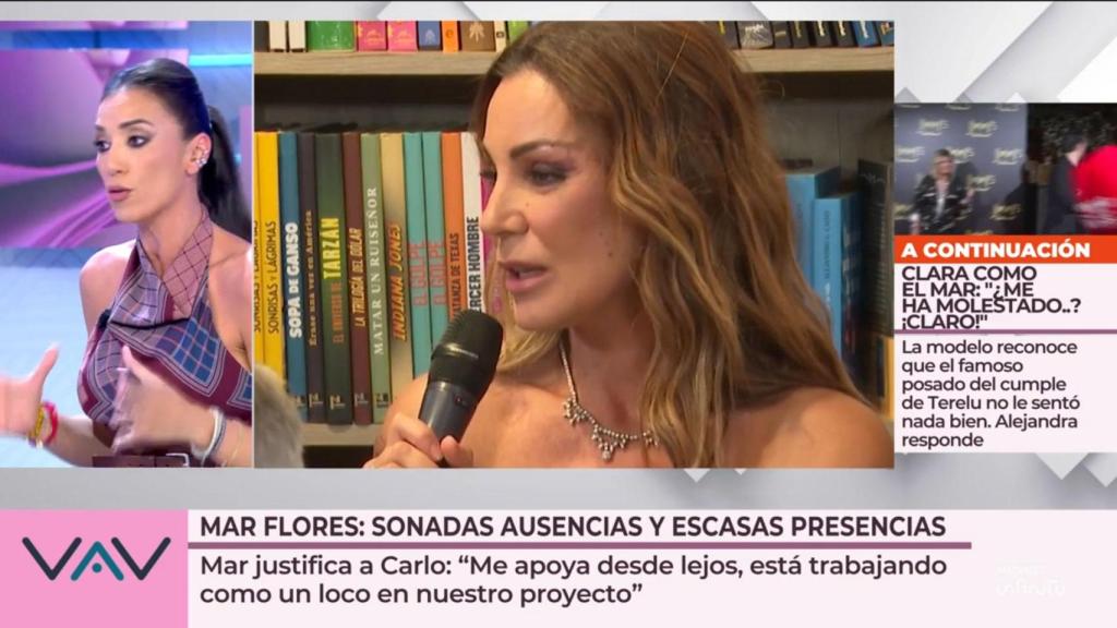 Patricia Pardo, enfadada en 'Vamos a ver'.