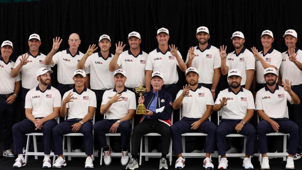 El equipo de Estados Unidos para la Ryder Cup 2025.