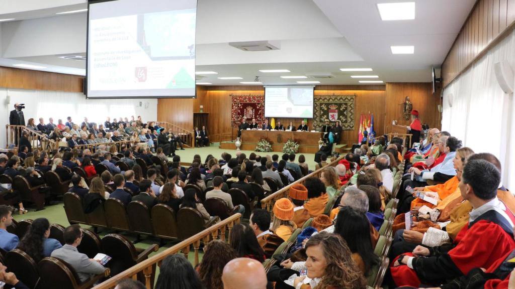 Acto de inauguración del curso académico de la ULE