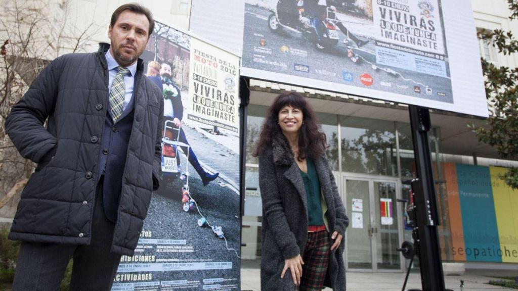 Ana Redondo junto a Óscar Puente en un acto celebrado en Valladolid en 2016.