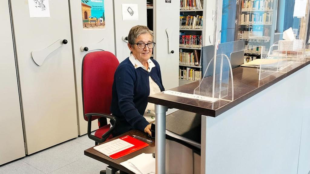 Luguillas Cubero Catalina, bibliotecaria y pregonera de Mojados