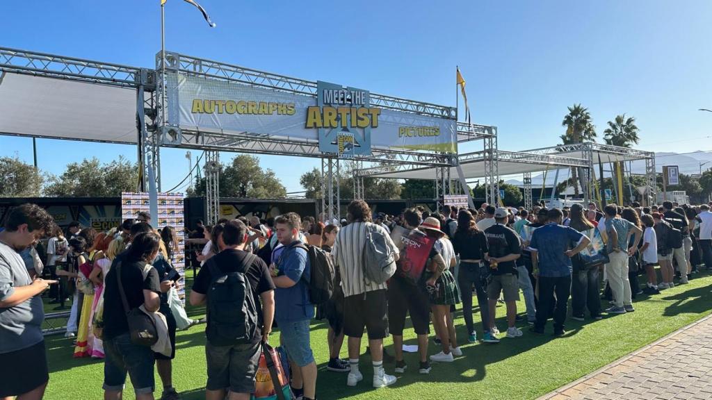 Zona 'Meet The Artist' en Comic Con Málaga.