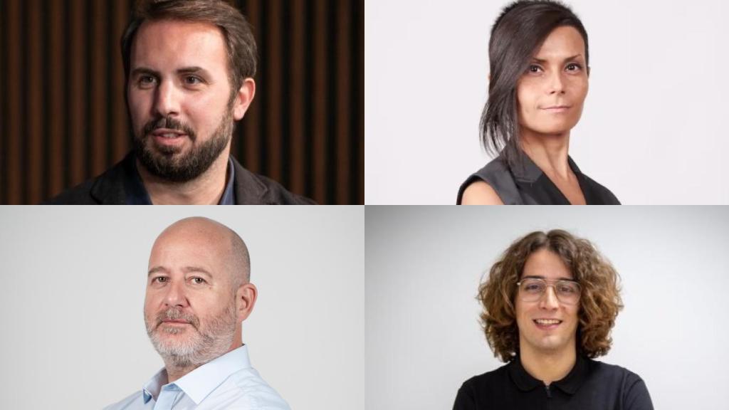 Alberto Iglesias, Esther Paniagua, Javier Corcuera y Sergio Sangiao.