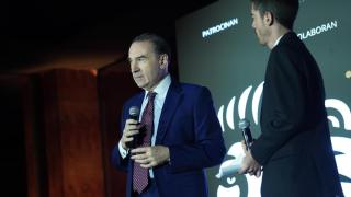 Pedro J. Ramírez y Jorge Lisbona, en el primer aniversario de EL ESPAÑOL DE ARAGÓN