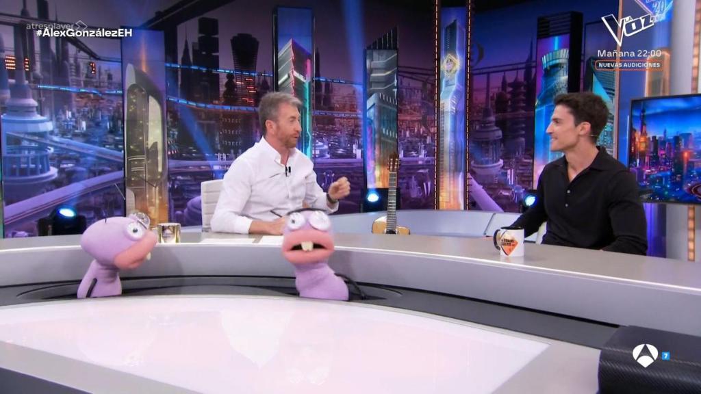 Pablo Motos y Álex González en 'El Hormiguero'.