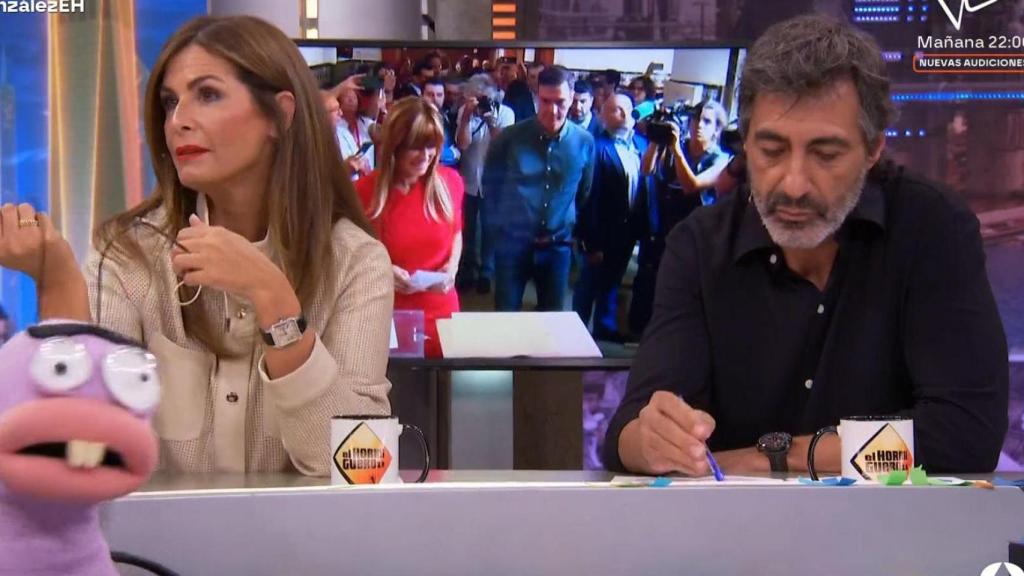 Imagen de Juan del Val y Nuria Roca en 'El Hormiguero'.