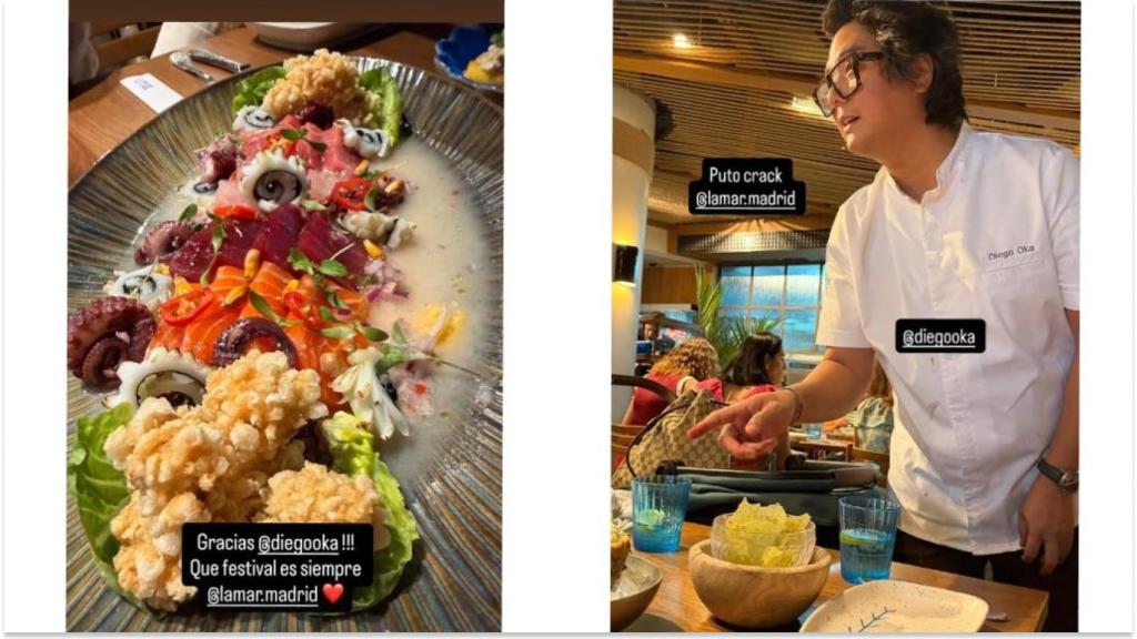 Imágenes de la visita de Dabiz Muñoz a La Mar.