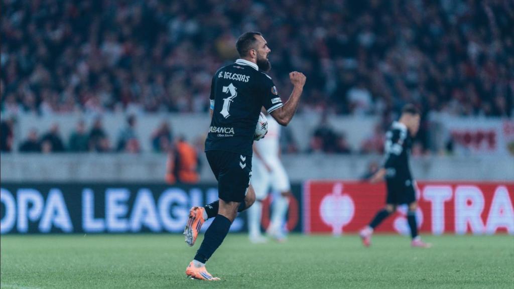 Borja Iglesias, tras el 2 a 1