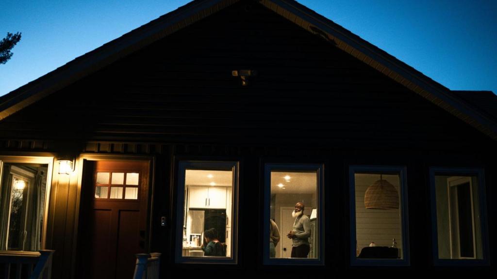 Una casa bien iluminada.