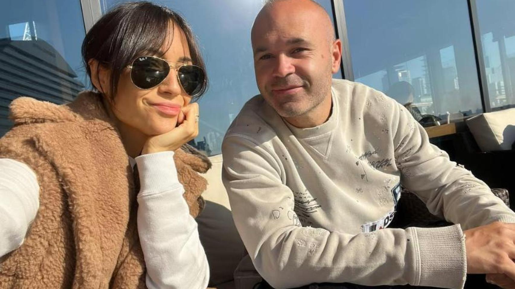 Anna Ortiz y Andrés Iniesta.