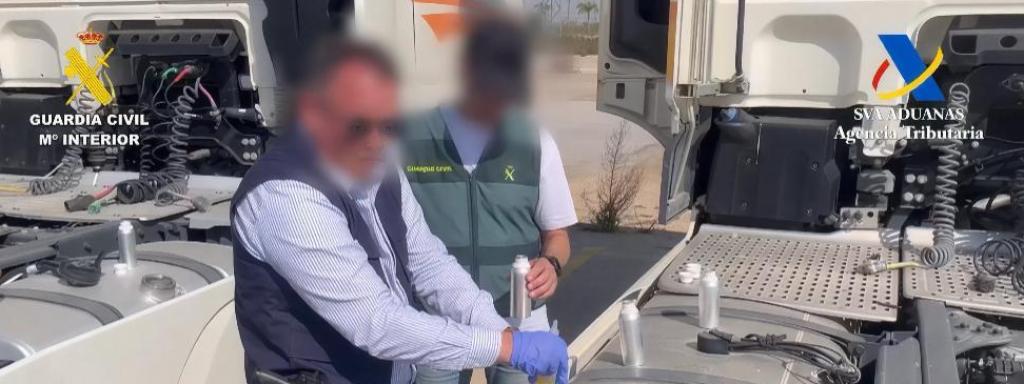 Imagen de la investigación de La Guardia Civil.