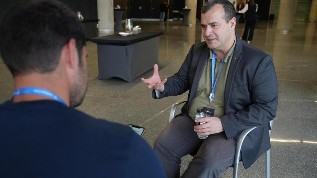 Enrique Sánchez, durante la conversación con DISRUPTORES-EL ESPAÑOL. Foto: Lantik.