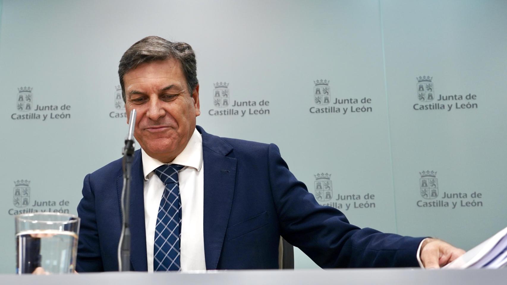 El consejero de Economía de la Junta de Castilla y León, Carlos Fernández Carriedo.