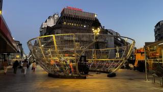 Bola gigante de Navidad en Vigo
