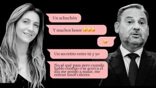Mensajes de WhatsApp entre Ábalos y Claudia Montes.