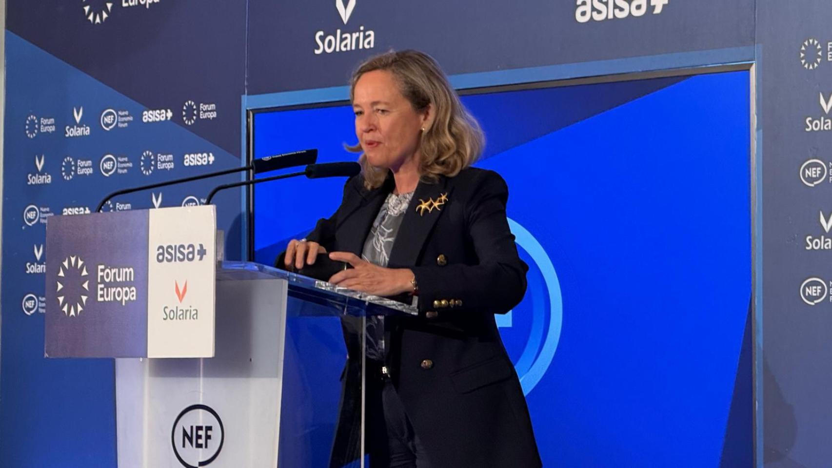 Nadia Calviño, presidenta del Banco Europeo de Inversiones (BEI)