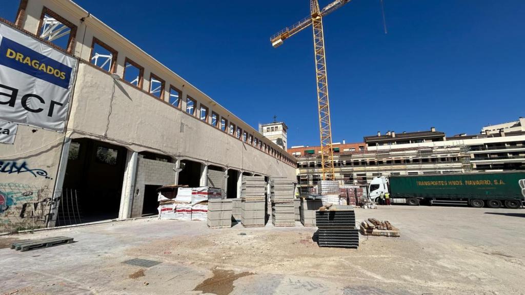 Los trabajos de la primera fase e las antiguas naves de Giesa.